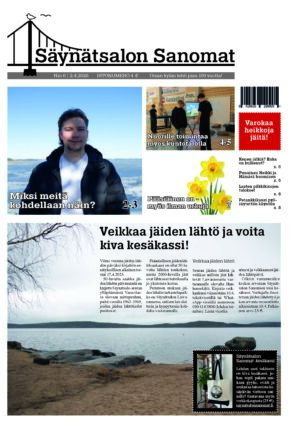 Säynätsalon Sanomien kansikuva 2.4.